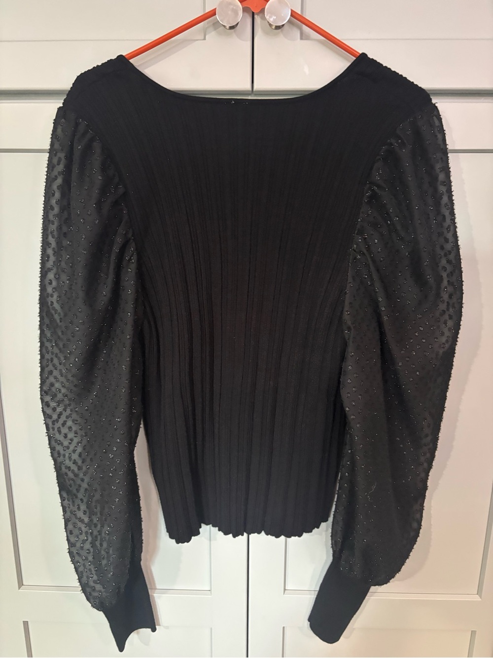 Anthropologie Puff-Sleeve Shimmer Sweater  Size 2X - Picture 8 of 10